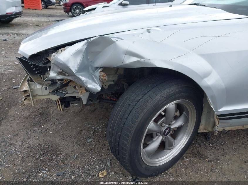 2005 Ford Mustang V6 Deluxe/V6 Premium VIN: 1ZVFT80N255128131 Lot: 43321205