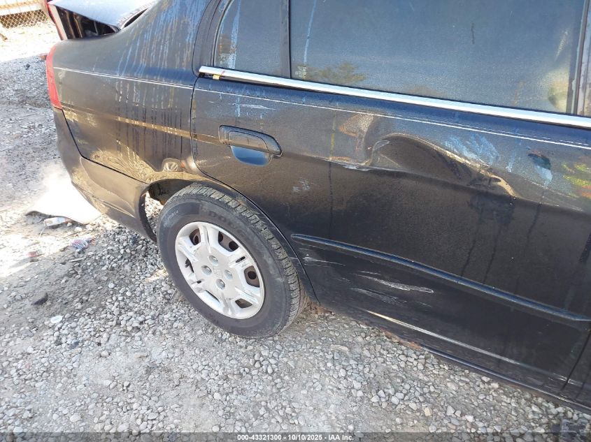 2001 Honda Civic Lx VIN: 1HGES15521L037949 Lot: 43321300