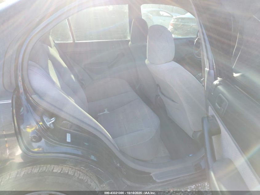 2001 Honda Civic Lx VIN: 1HGES15521L037949 Lot: 43321300