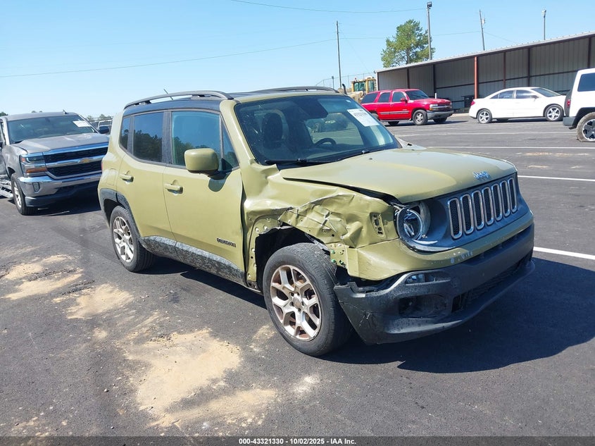 2015 Jeep Renegade Latitude green other gasoline ZACCJABTXFPB51261 photo #1