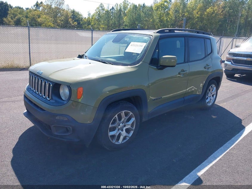 2015 Jeep Renegade Latitude green other gasoline ZACCJABTXFPB51261 photo #3