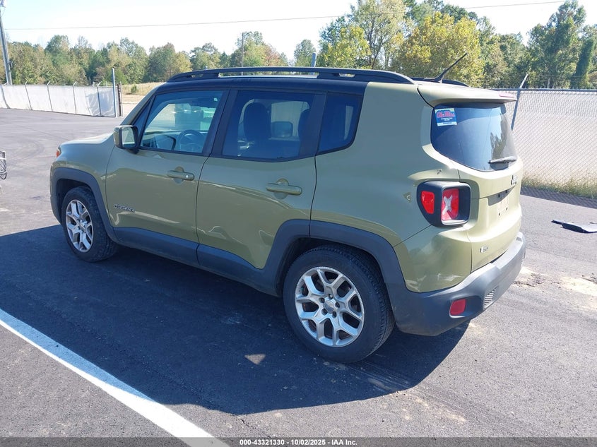 2015 Jeep Renegade Latitude green other gasoline ZACCJABTXFPB51261 photo #4
