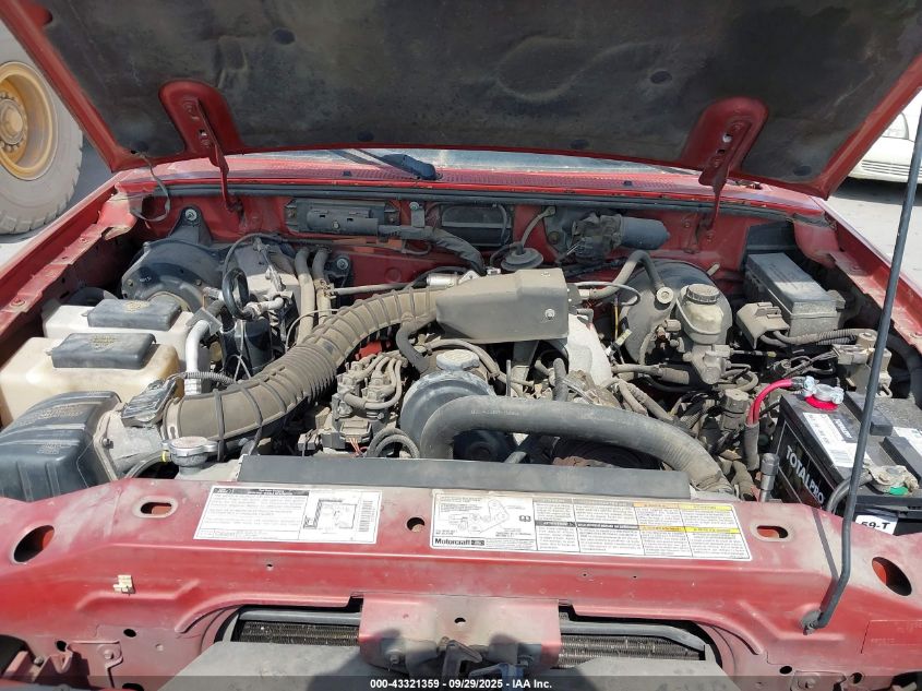 1999 Ford Ranger Xl/Xlt VIN: 1FTYR10C5XPB04560 Lot: 43321359