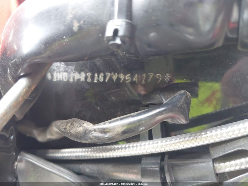 2007 Harley-Davidson Flhtcuse VIN: 1HD1PR8167Y954179 Lot: 43321407