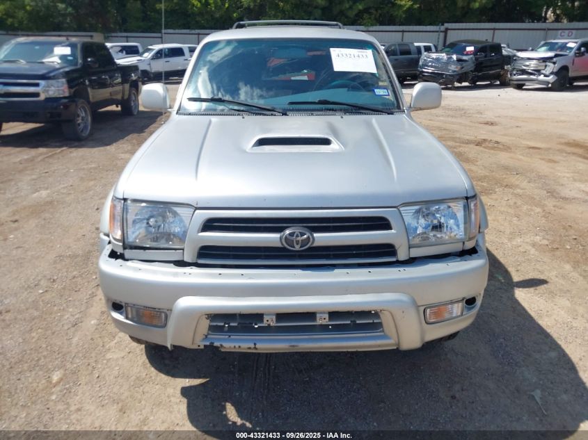 2000 Toyota 4Runner Sr5 V6 VIN: JT3GN86R5Y0178619 Lot: 43321433