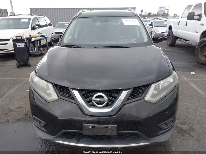 2015 Nissan Rogue Sv VIN: KNMAT2MV7FP573197 Lot: 43321434