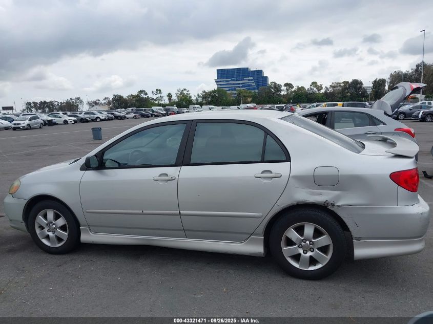 2003 Toyota Corolla S VIN: 1NXBR32E43Z045587 Lot: 43321471