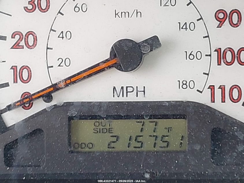 2003 Toyota Corolla S VIN: 1NXBR32E43Z045587 Lot: 43321471