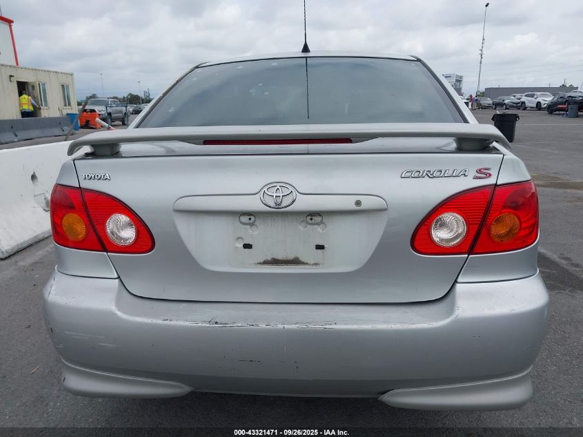 2003 Toyota Corolla S VIN: 1NXBR32E43Z045587 Lot: 43321471