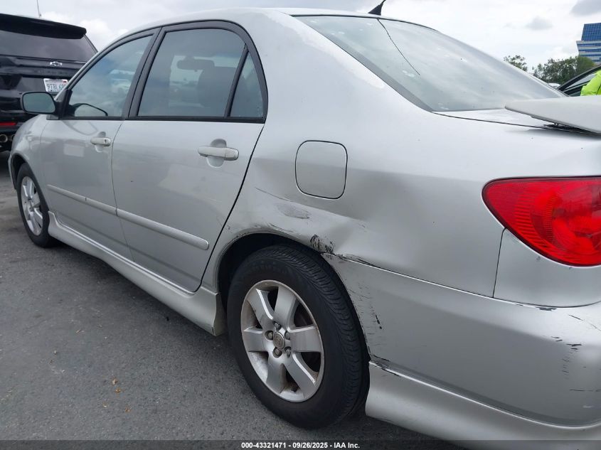 2003 Toyota Corolla S VIN: 1NXBR32E43Z045587 Lot: 43321471