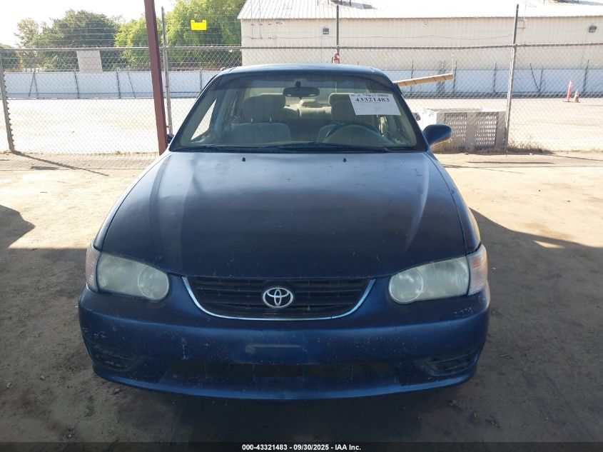 2002 Toyota Corolla Le VIN: 1NXBR12E32Z612634 Lot: 43321483