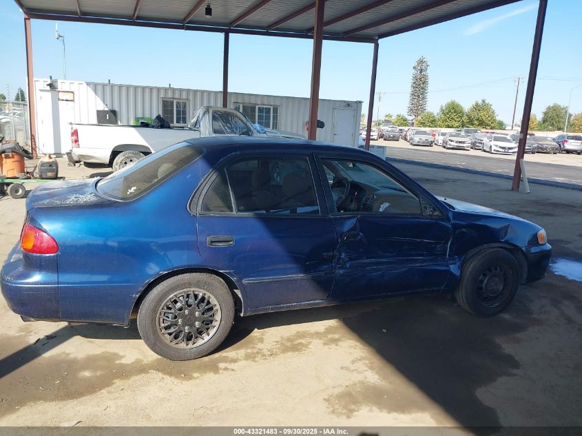 2002 Toyota Corolla Le VIN: 1NXBR12E32Z612634 Lot: 43321483