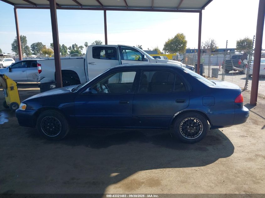 2002 Toyota Corolla Le VIN: 1NXBR12E32Z612634 Lot: 43321483