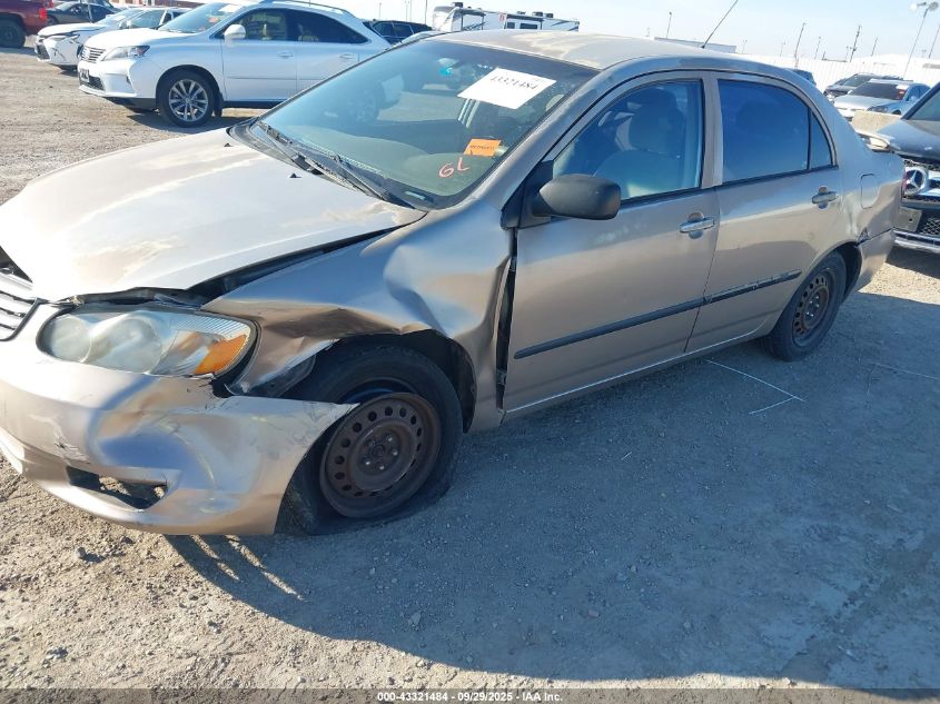 2003 Toyota Corolla Ce VIN: 1NXBR32E13Z129446 Lot: 43321484