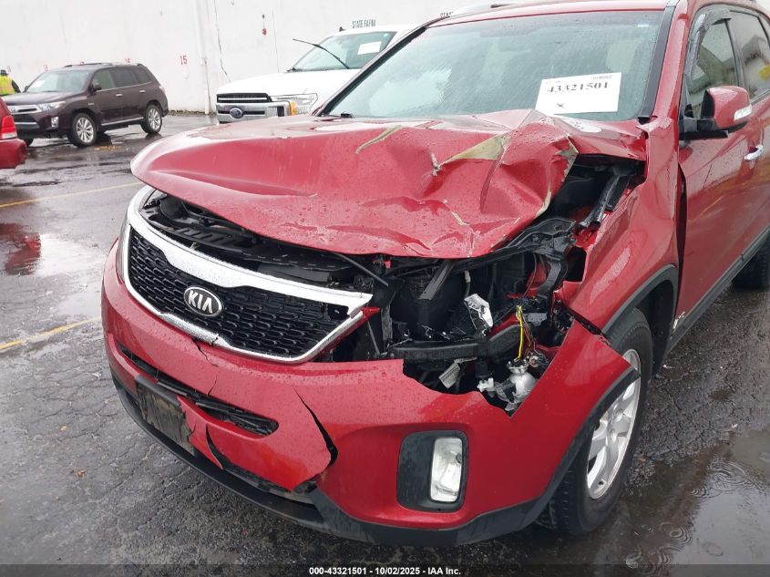 2015 Kia Sorento Lx VIN: 5XYKTCA69FG653241 Lot: 43321501