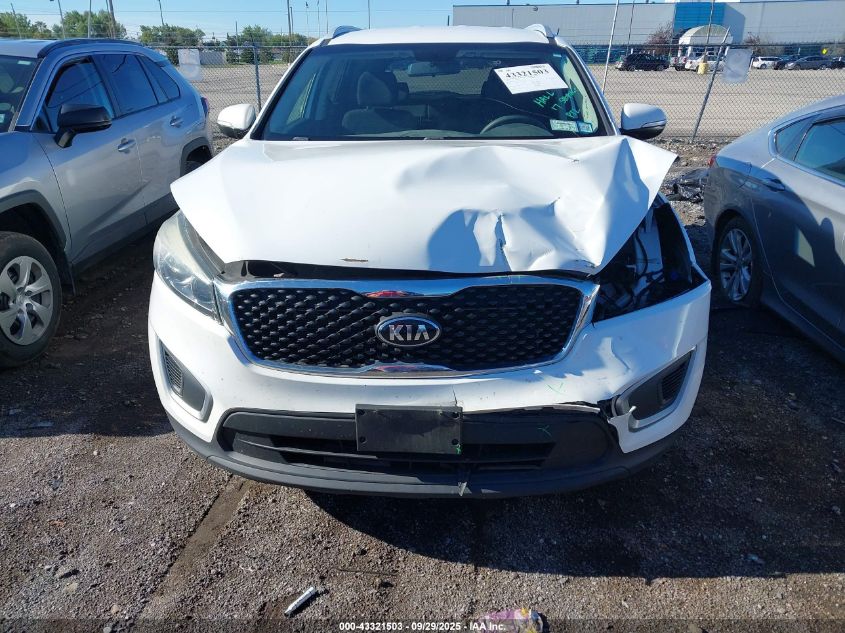 2017 Kia Sorento 2.4L Lx VIN: 5XYPG4A38HG293159 Lot: 43321503