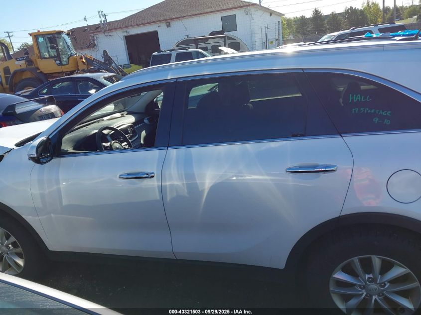 2017 Kia Sorento 2.4L Lx VIN: 5XYPG4A38HG293159 Lot: 43321503