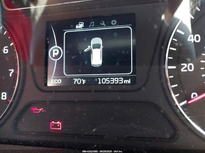 2017 Kia Sorento 2.4L Lx VIN: 5XYPG4A38HG293159 Lot: 43321503