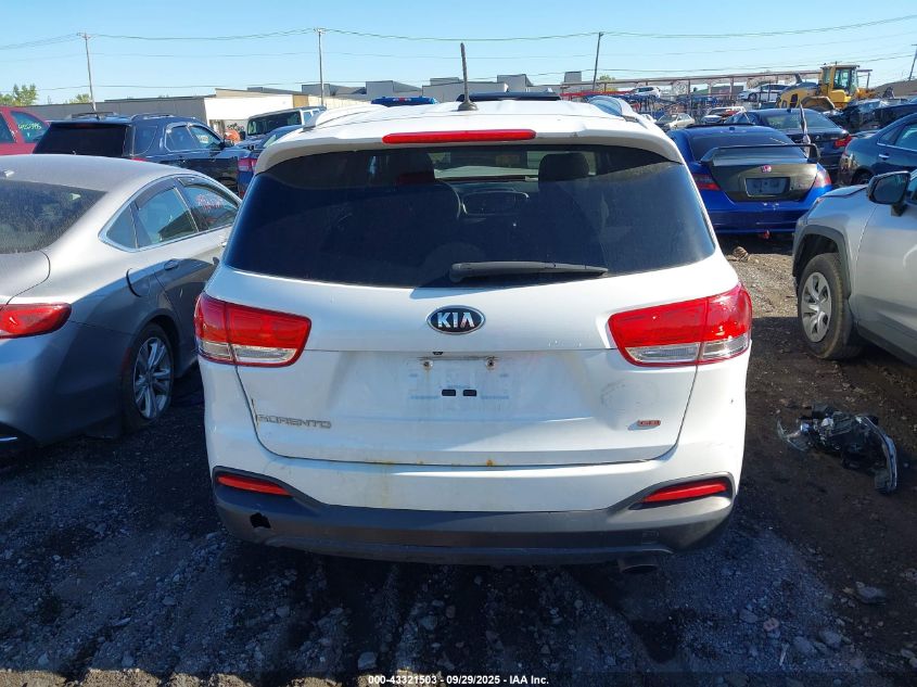 2017 Kia Sorento 2.4L Lx VIN: 5XYPG4A38HG293159 Lot: 43321503