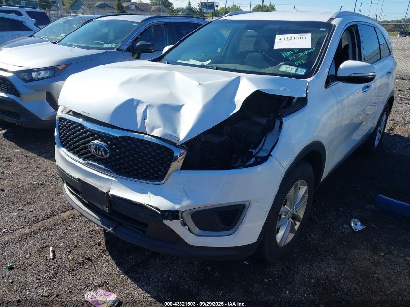 2017 Kia Sorento 2.4L Lx VIN: 5XYPG4A38HG293159 Lot: 43321503
