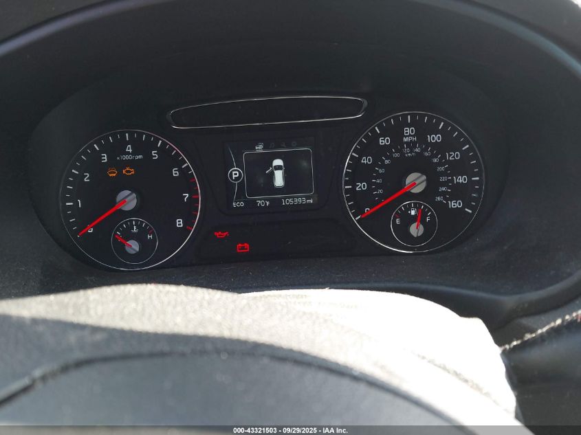 2017 Kia Sorento 2.4L Lx VIN: 5XYPG4A38HG293159 Lot: 43321503