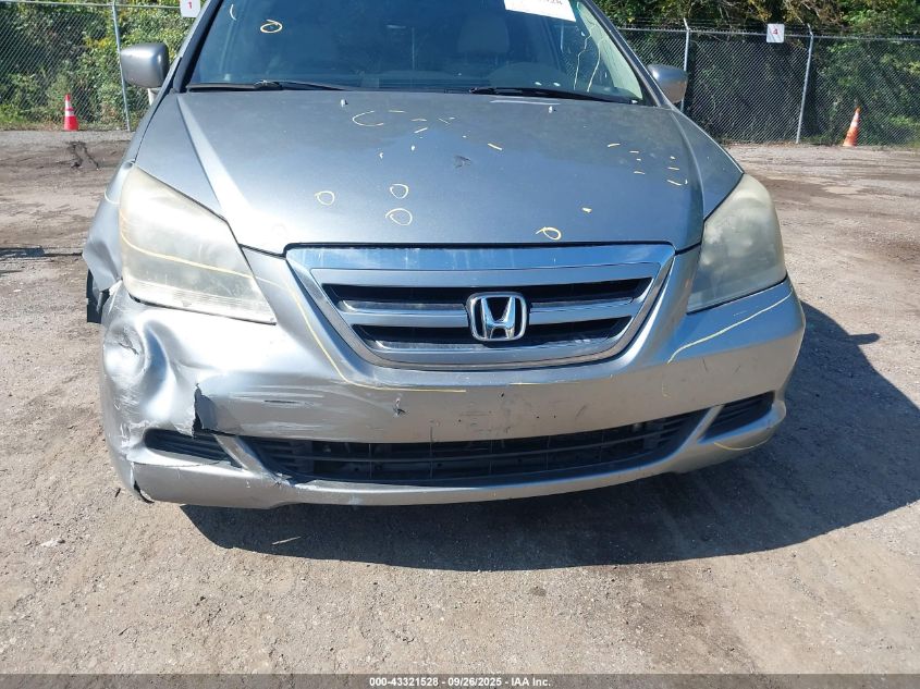 2006 Honda Odyssey Ex VIN: 5FNRL38406B037471 Lot: 43321528