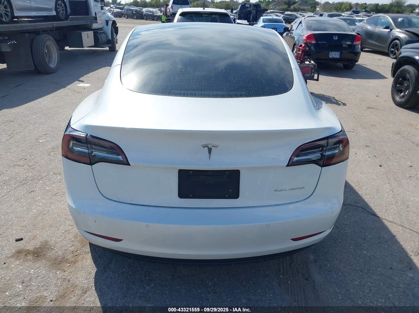2022 Tesla Model 3 Long Range Dual Motor All-Wheel Drive VIN: 5YJ3E1EB6NF364978 Lot: 43321559