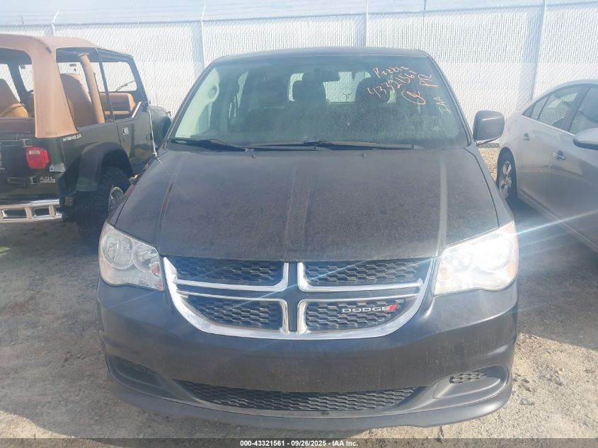 2016 Dodge Grand Caravan American Value Pkg VIN: 2C4RDGBG9GR108132 Lot: 43321561