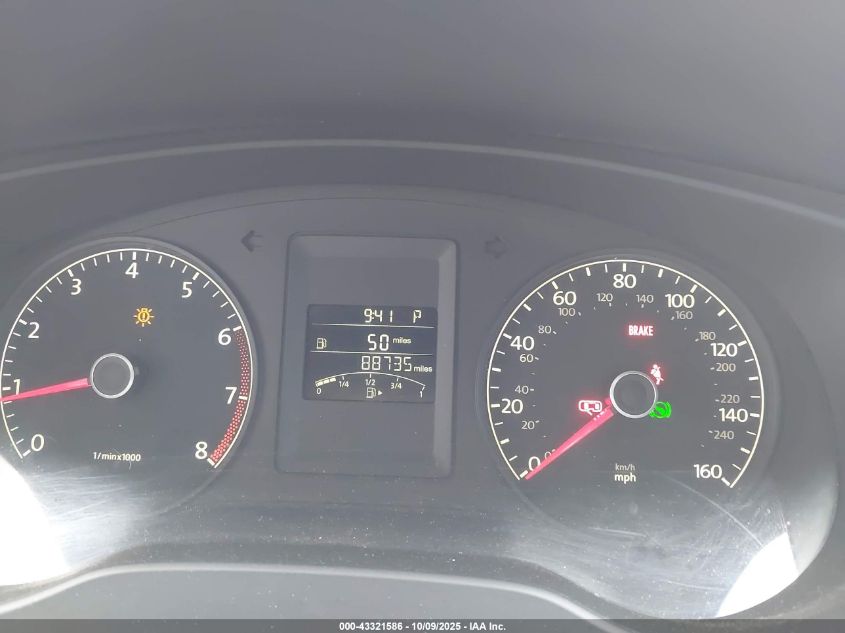 2011 Volkswagen Jetta 2.5L Sel VIN: 3VWLZ7AJ9BM344717 Lot: 43321586