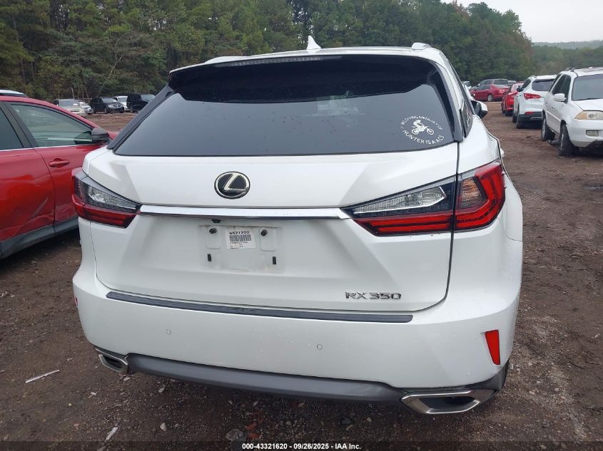 2016 LEXUS RX 350 2T2ZZMCAXGC032801