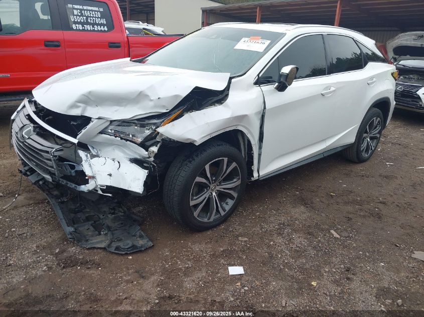 2016 LEXUS RX 350 2T2ZZMCAXGC032801