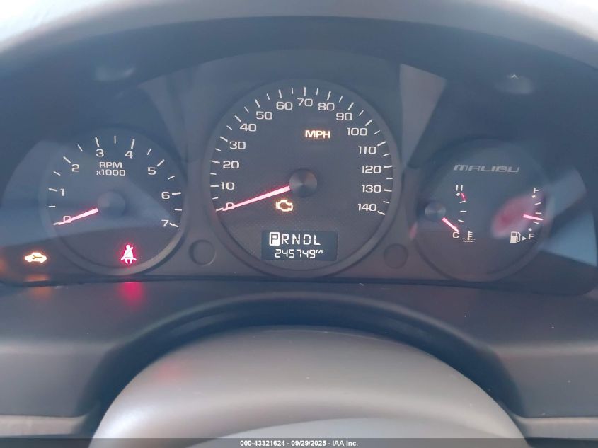 2005 Chevrolet Malibu Lt VIN: 1G1ZU54835F103757 Lot: 43321624