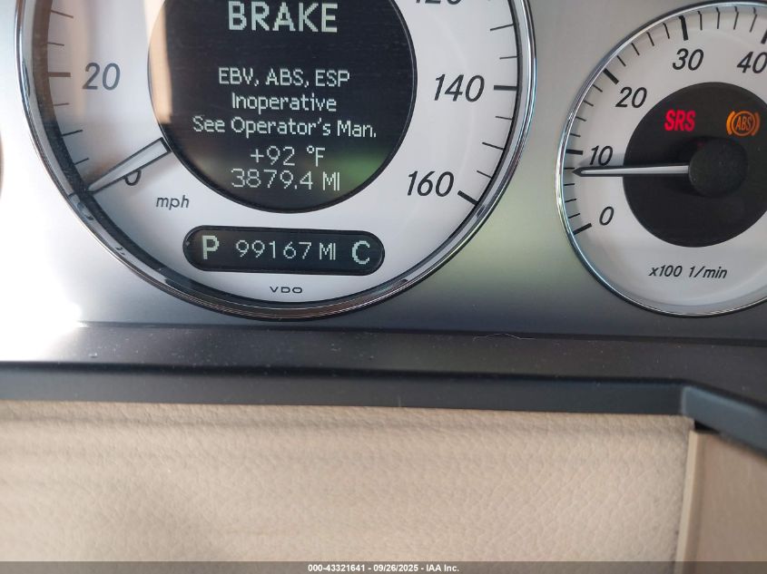 2008 Mercedes-Benz E 350 VIN: WDBUF56X58B203286 Lot: 43321641