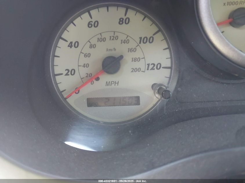 2001 Toyota Rav4 VIN: JTEHH20V516002775 Lot: 43321651