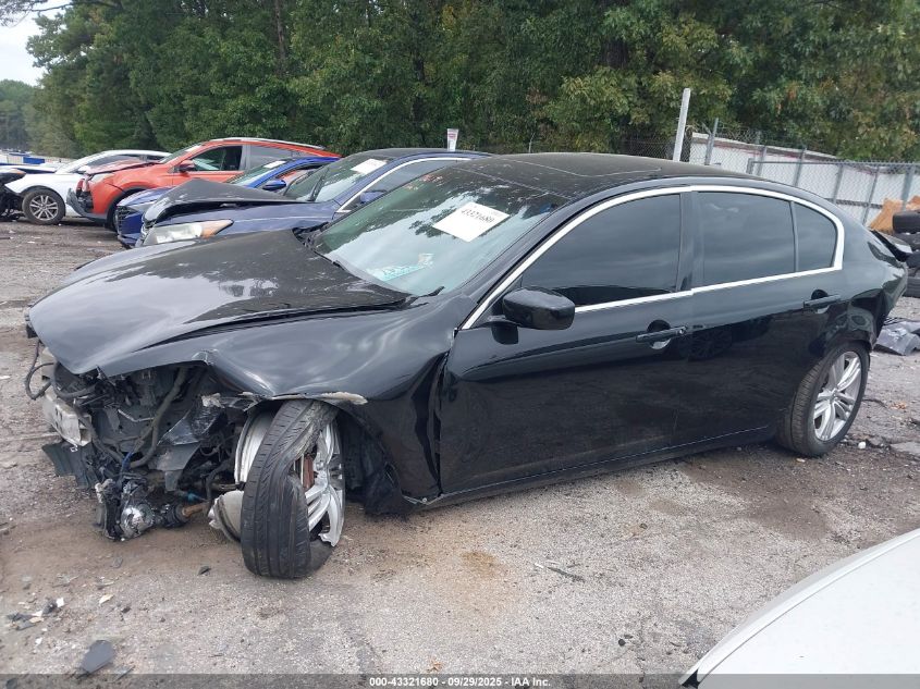 2013 Infiniti G37X VIN: JN1CV6AR0DM753477 Lot: 43321680