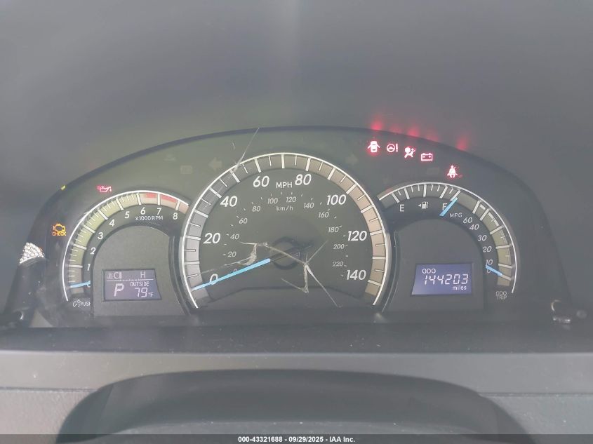 2012 Toyota Camry Se VIN: 4T1BF1FK5CU588296 Lot: 43321688