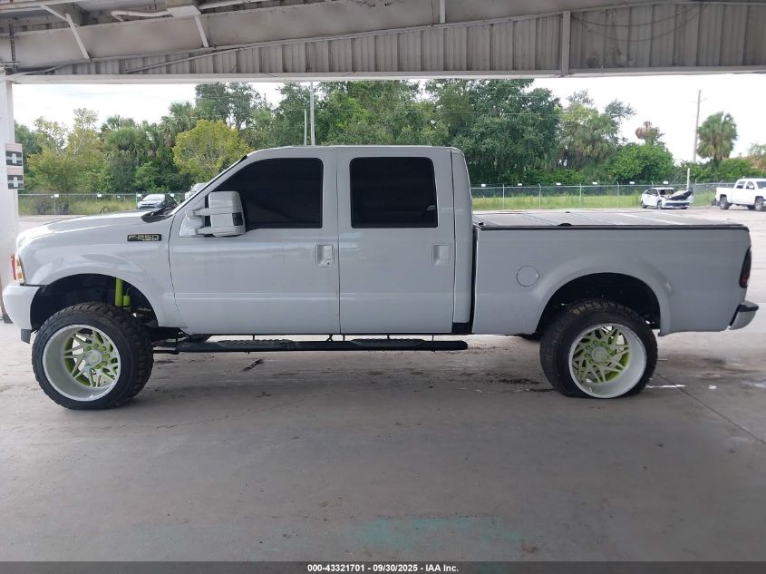 2004 Ford F-250 Lariat/Xl/Xlt VIN: 1FTNW21P14EB75166 Lot: 43321701