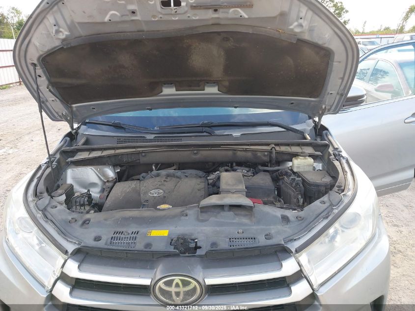 2017 Toyota Highlander Le VIN: 5TDZZRFH8HS199628 Lot: 43321712