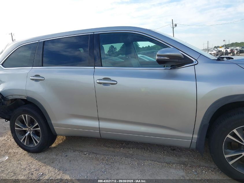 2017 Toyota Highlander Le VIN: 5TDZZRFH8HS199628 Lot: 43321712