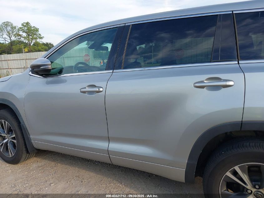 2017 Toyota Highlander Le VIN: 5TDZZRFH8HS199628 Lot: 43321712