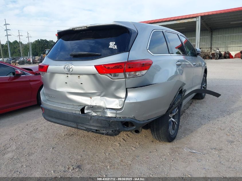 2017 Toyota Highlander Le VIN: 5TDZZRFH8HS199628 Lot: 43321712