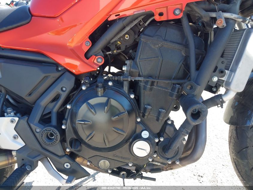 2017 Kawasaki Ex650 J VIN: JKAEXEJ16HDA01998 Lot: 43321760