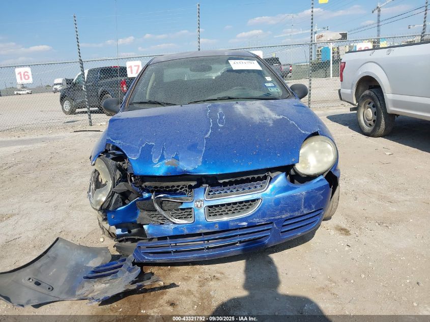 2005 Dodge Neon Sxt VIN: 1B3ES56C15D140784 Lot: 43321792