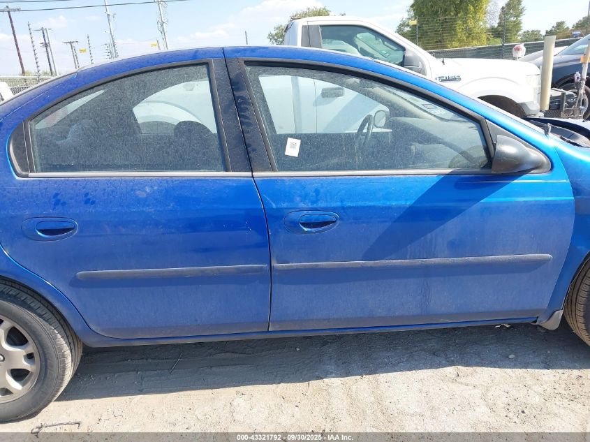 2005 Dodge Neon Sxt VIN: 1B3ES56C15D140784 Lot: 43321792