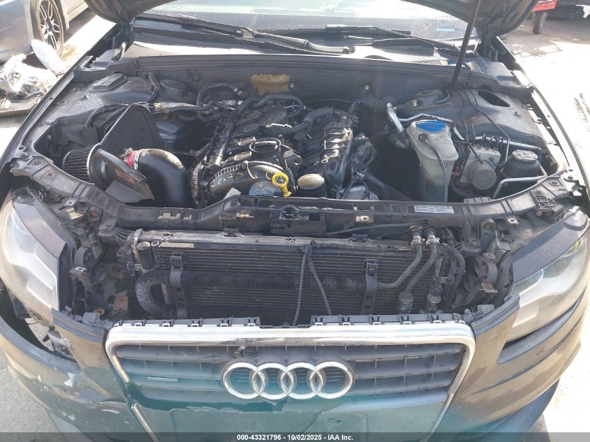 2009 Audi A4 2.0T Avant VIN: WAUXF78KX9A122221 Lot: 43321796