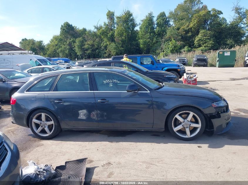 2009 Audi A4 2.0T Avant VIN: WAUXF78KX9A122221 Lot: 43321796