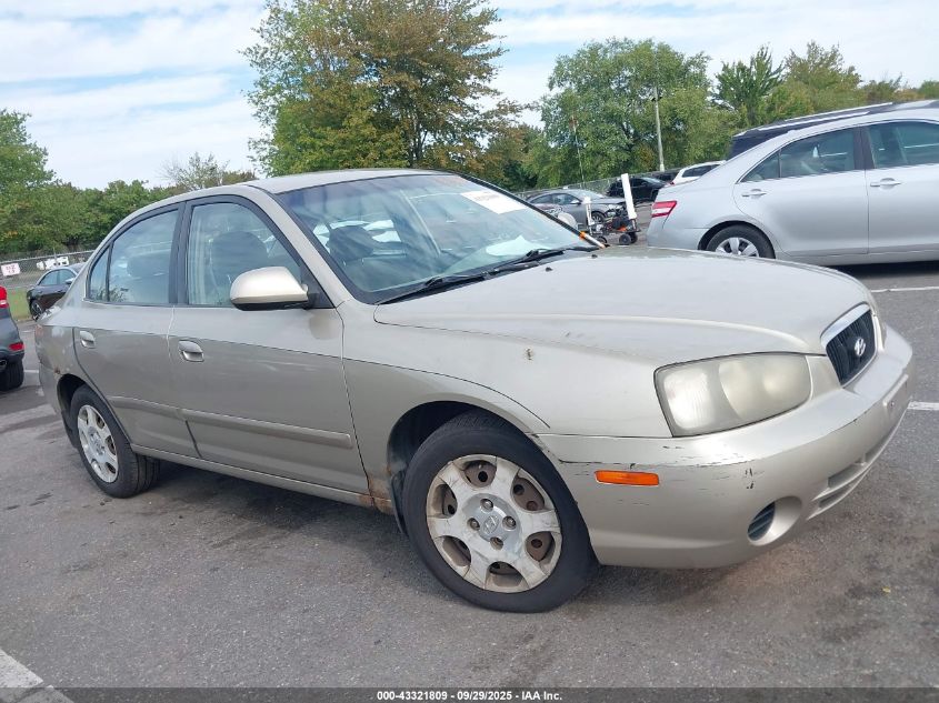 2001 Hyundai Elantra Gls VIN: KMHDN45D41U128978 Lot: 43321809