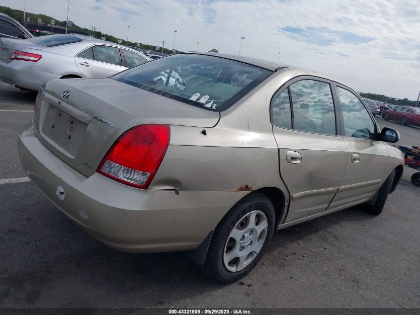 2001 Hyundai Elantra Gls VIN: KMHDN45D41U128978 Lot: 43321809