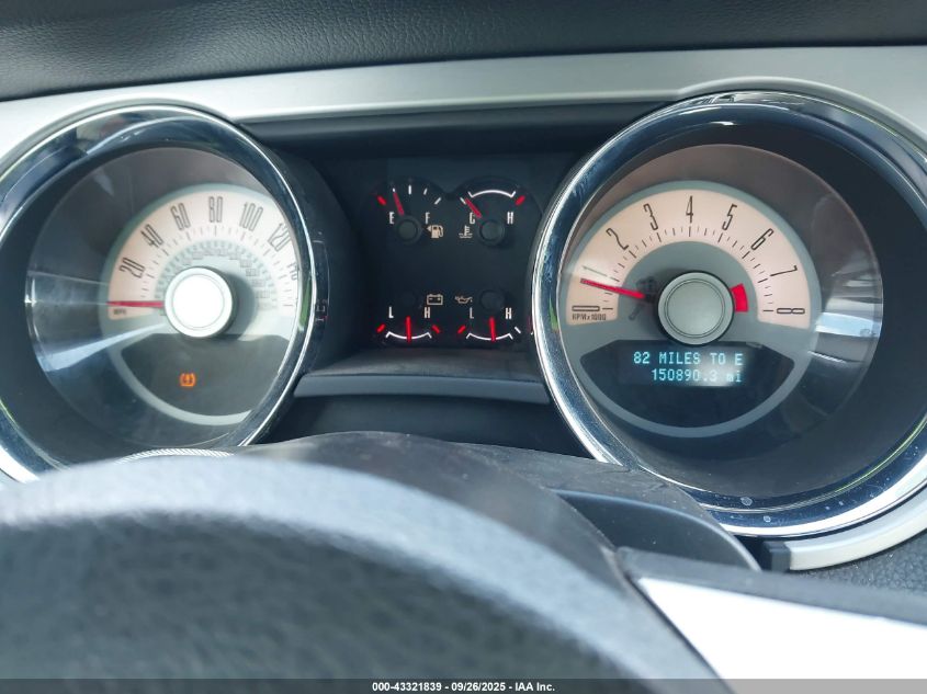 2011 Ford Mustang V6 Premium VIN: 1ZVBP8AM1B5144017 Lot: 43321839