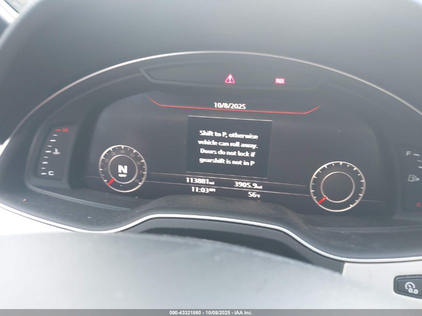 2018 Audi Q7 2.0T Premium VIN: WA1LHAF78JD031128 Lot: 43321860